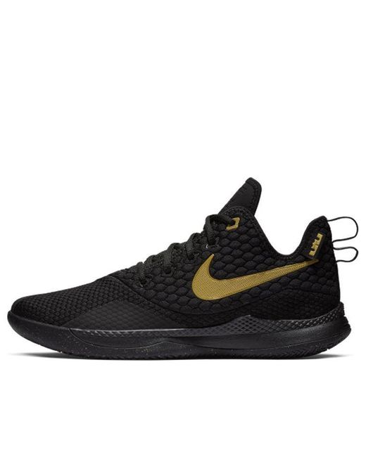 Nike Black Lebron Witness 3 Ep 'Metallic' for men