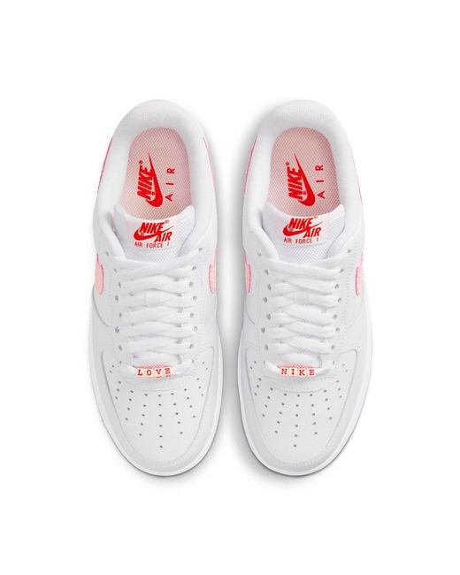 Nike White (Wmns) Air Force 1 Low 'Valentine's Day 2022'