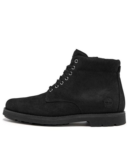 Timberland Black Alden Brook Side Zip Boots Full Grain' for men