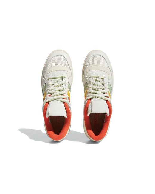 Adidas White Originals Forum 84 Low Shoes 'Off Cream Gum' for men