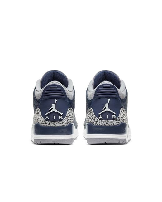 Nike Blue 3 Retro 'Georgetown' for men