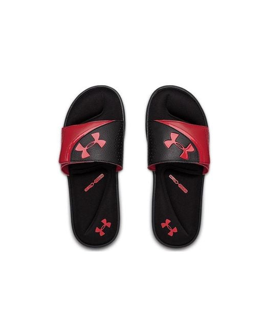 Under Armour Black Ignite 6 Slides for men