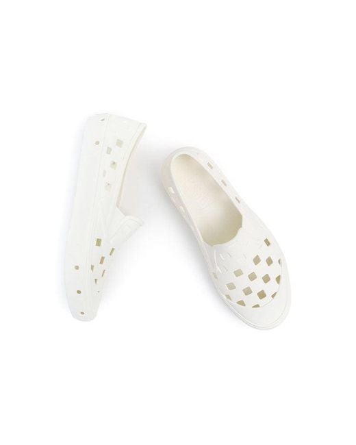 Vans White Slip-On Trk for men