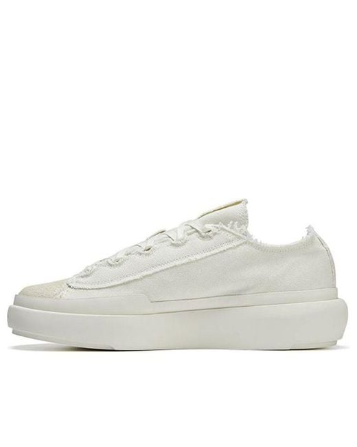 Adidas White Y-3 Nizza Low 'Worn-In for men