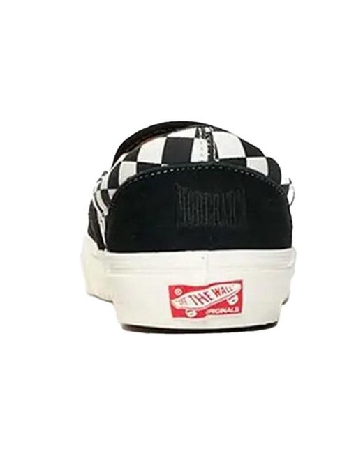 Vans Black Modernica X Og Classic Slip-On Lx 'Checkerboard' for men