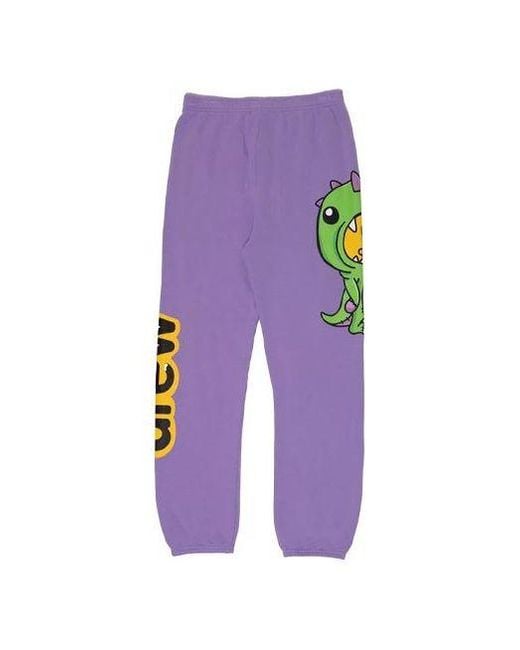 Drew House Purple Dino Pants for men