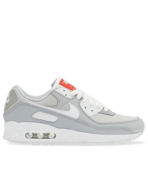 Nike White (Wmns) Air Max 90 'Light Smoke'