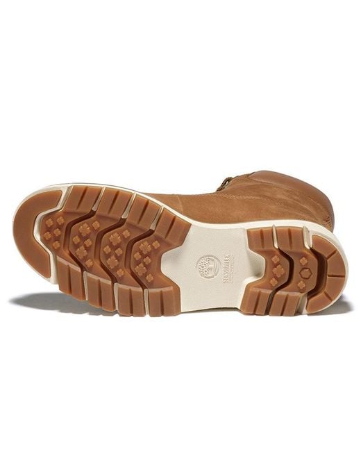 Timberland Brown (Wmns) Lucia Way 6 Inch Waterproof Boot 'Wheat Nubuck'