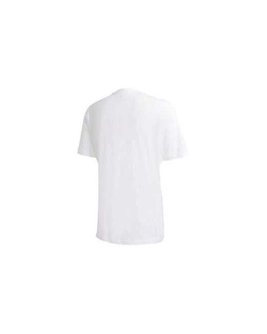 Adidas White Snack Bos 1 Printing Short Sleeve for men