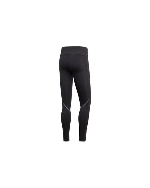Adidas Black Tight Running Training Sports Gym Pants for men