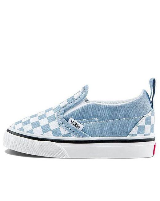 Vans Blue Slip-On Low Tops Casual Skateboarding Shoes for men