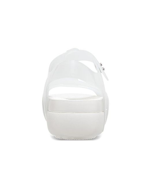 CROCSTM White (Wmns) Splash Glossy Fisherman Sandal