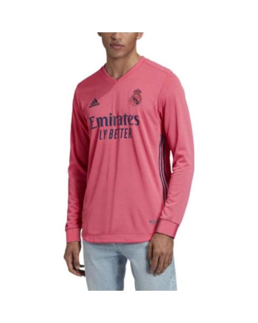 Adidas Pink 2020/21 Real Madrid Jersey Asia Sizing for men