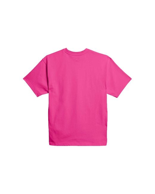 Adidas Pink Originals Pw Basics Shirt Crossover Short Sleeve for men