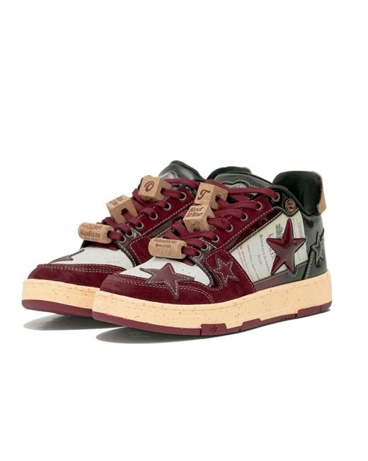 KAALIXTO Brown Skateboarding Low Wine' for men