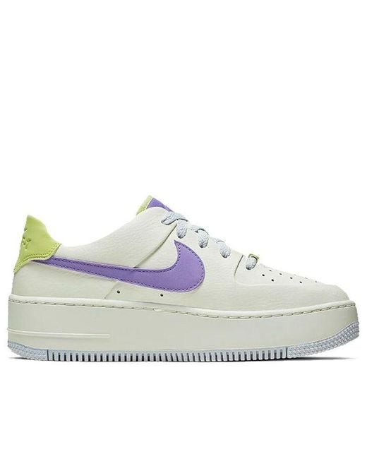 Nike White Air Force 1 Sage Low