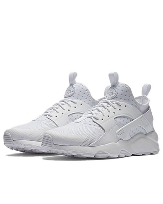 Nike White Air Huarache Run Ultra 'Triple' for men