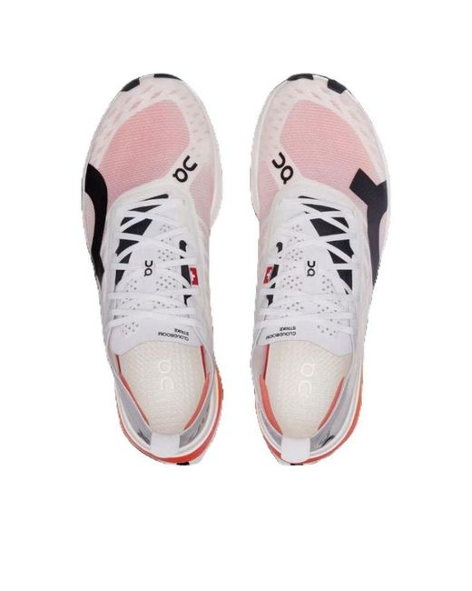 On Shoes White Cloudboom Strike