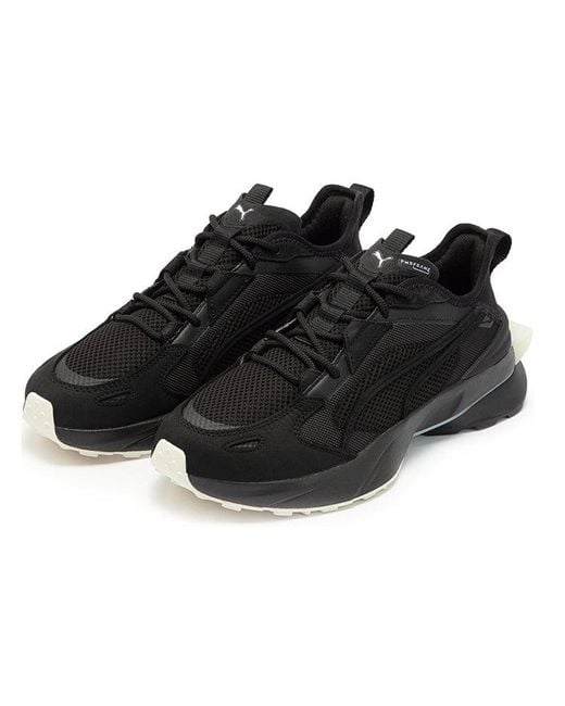 PUMA Black Pwrframe Op-1 Lth for men