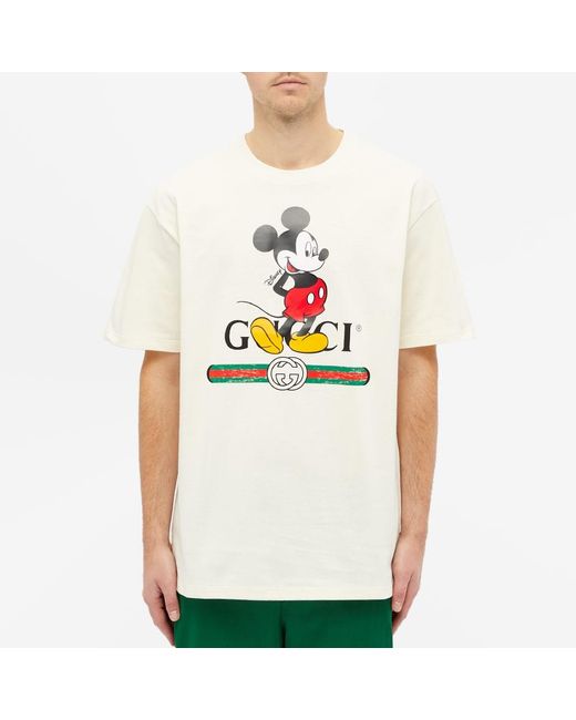 Gucci Natural X Disney Jointly Signed Retro Printing Gs