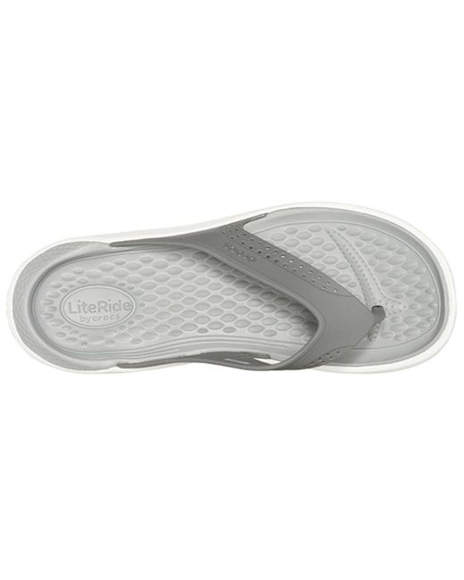 CROCSTM Gray Literide Beach Slippers for men