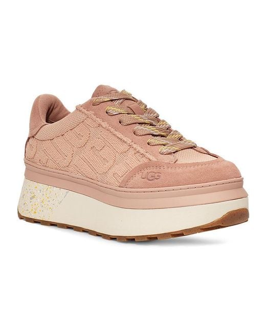 Ugg Natural (Wmns) Marin Lace Logo Sneaker 'Arroya'