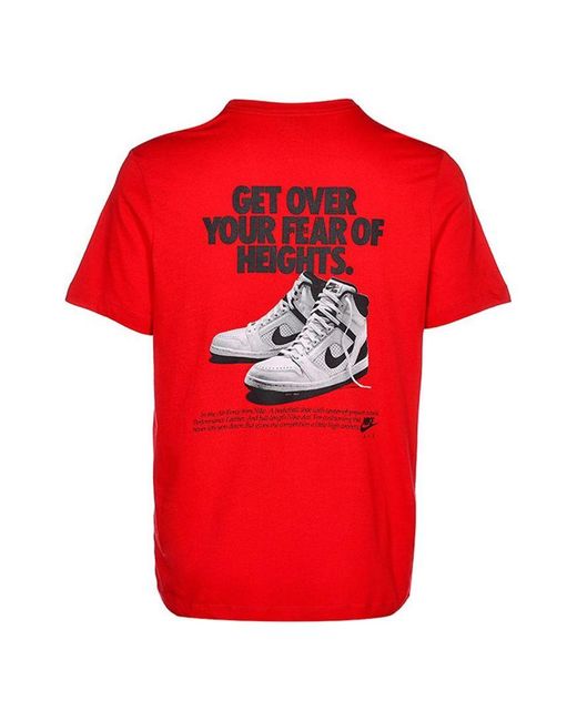 Nike Red As Sportswear Tee Air Gx University for men