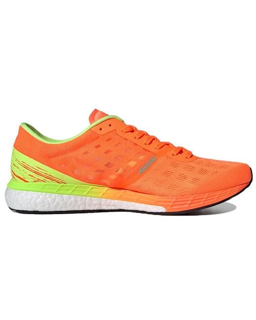 Adidas Adizero Boston 9 Orange/yellow for men