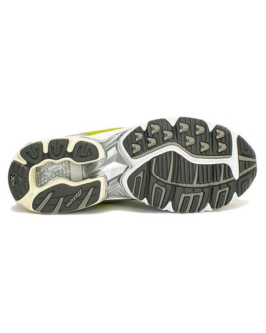 Mizuno Yellow X One Block Down Flame Wave Wave Rider 10 for men
