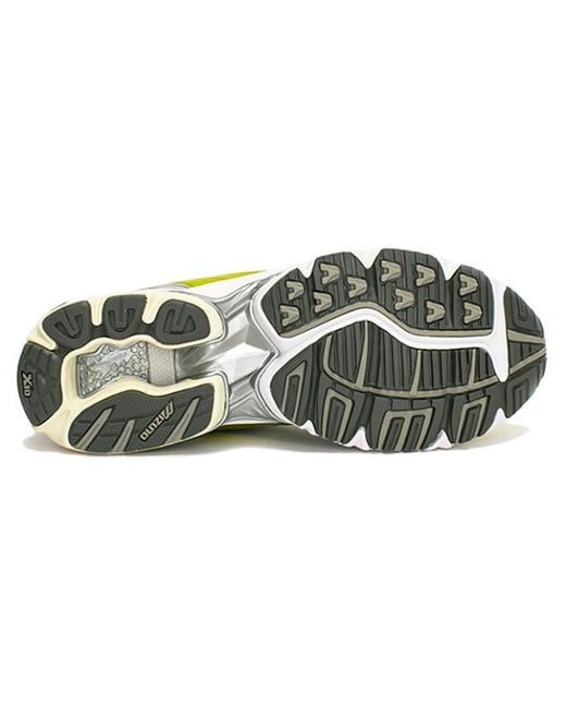 Mizuno Yellow X One Block Down Flame Wave Wave Rider 10 for men