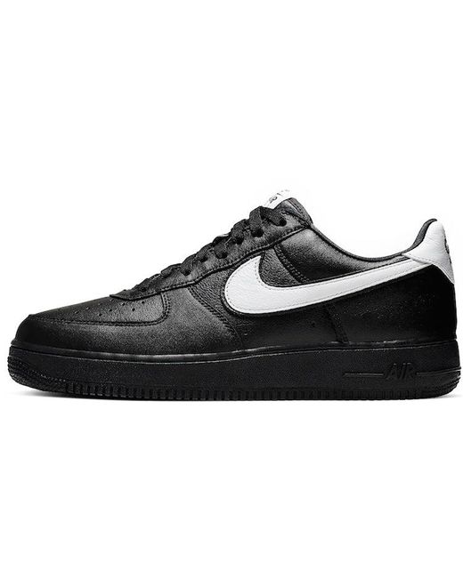 Nike Black Air Force 1 Low Retro Qs for men