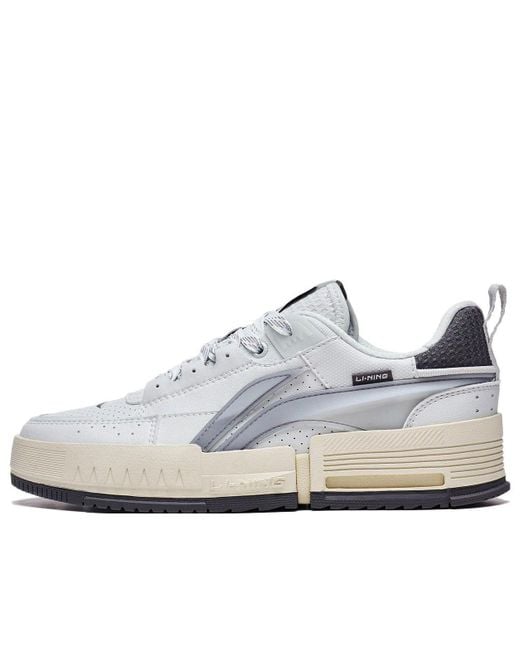 Li-ning White (Wmns) Casual Skate Shoes