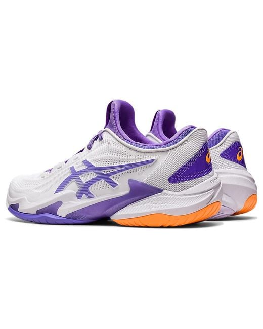 Asics Blue Court Flytefoam 3 Clay Tennis Shoes