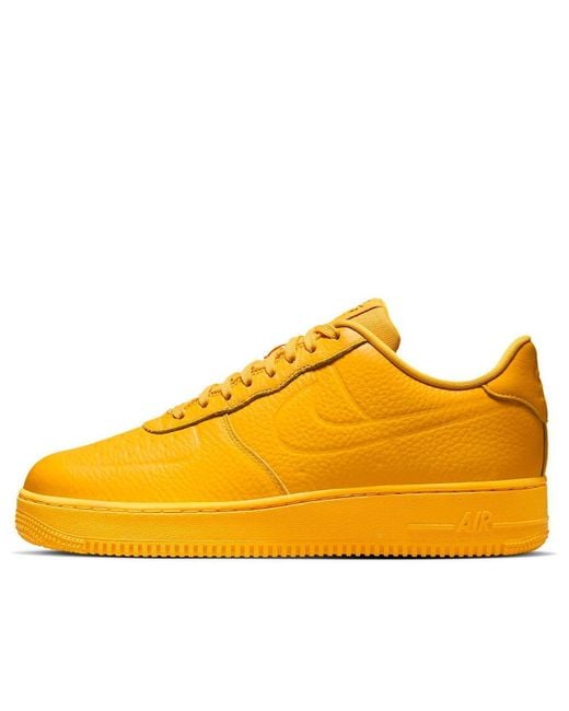 Nike Yellow Air Force 1 '07 Pro-tech Shoes for men