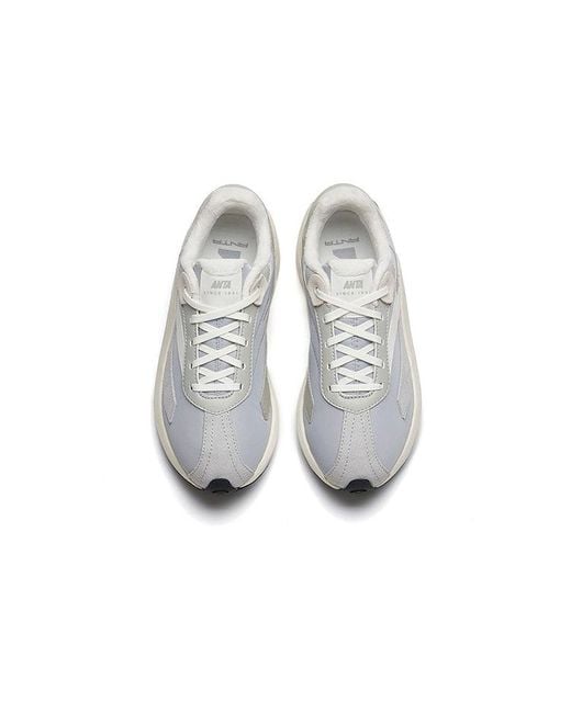 Anta White Running Series Sneakers 'Stone'