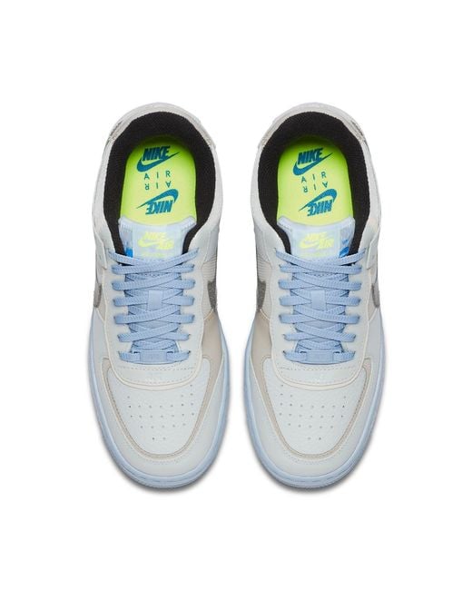 Nike Blue (Wmns) Air Force 1 Shadow 'Snakeskin'