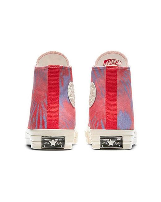 Converse Red Chuck 70 High 'Coral Twilight Tie Dye' for men