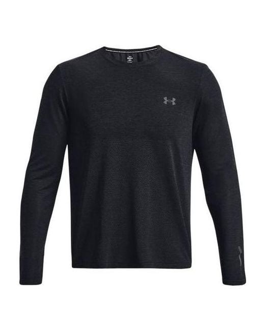 Under Armour Blue Seamless Stride Long Sleeve for men