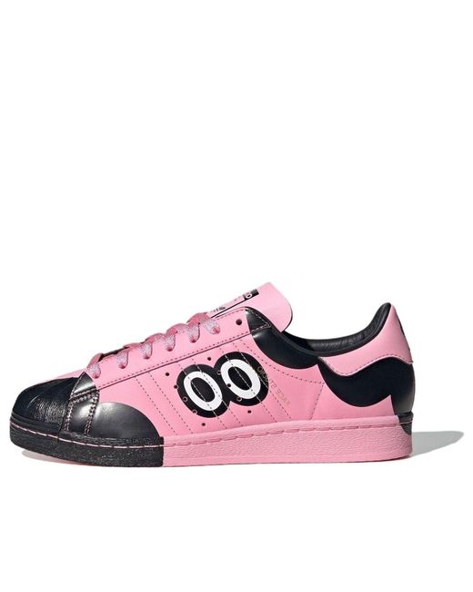 Adidas Pink Originals X Face Studios Superstar 82 'Light' for men