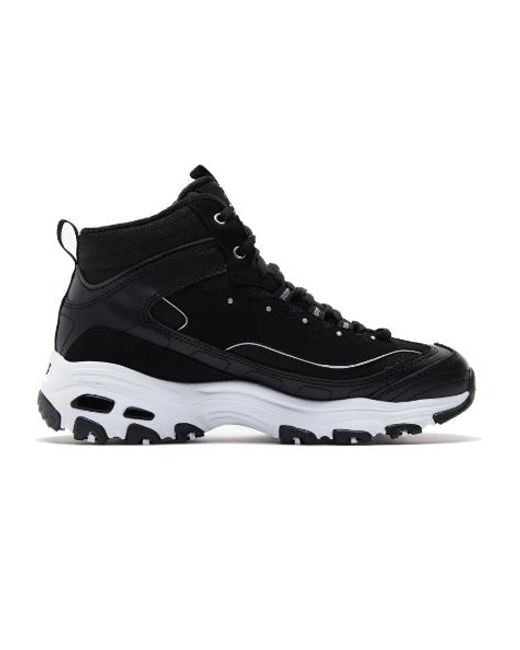 Skechers Black (Wmns) D'Lites 1.0 High