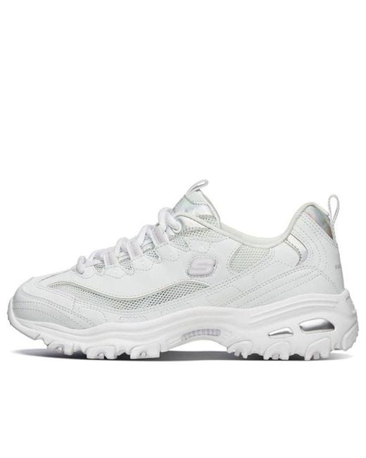 Skechers White (Wmns) D Lites 1.0 Gs