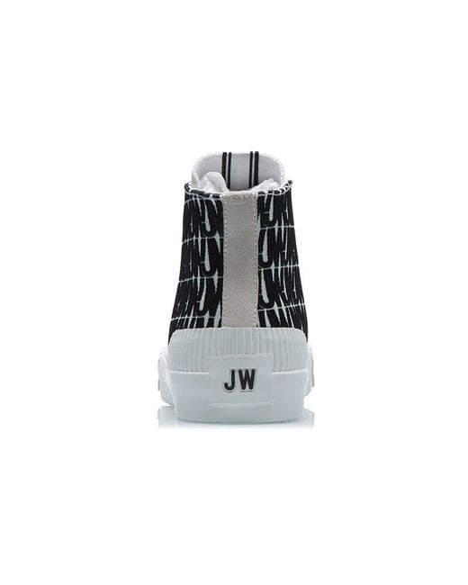 Li-ning Black X Jason Wu Canvas Hi Shoes for men