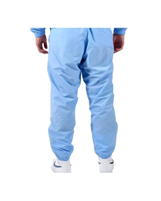 Nike Blue Swoosh Embroidered Retro Nylon Sports Pants Light for men