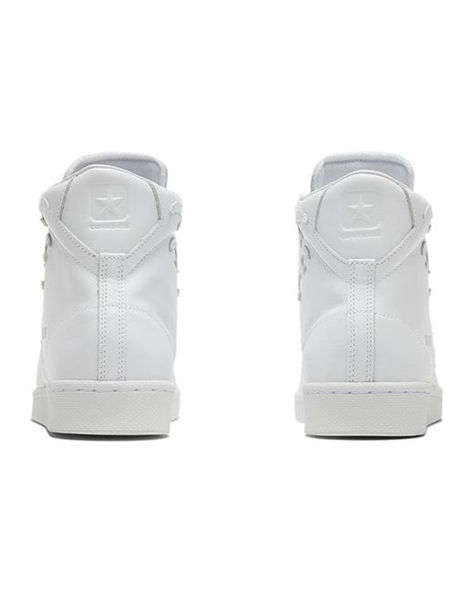 Converse White Pro Leather Flames' for men