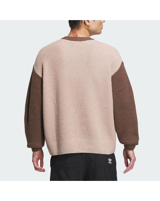 Adidas Pink Originals Classic Sport Sweater Asia Sizing for men
