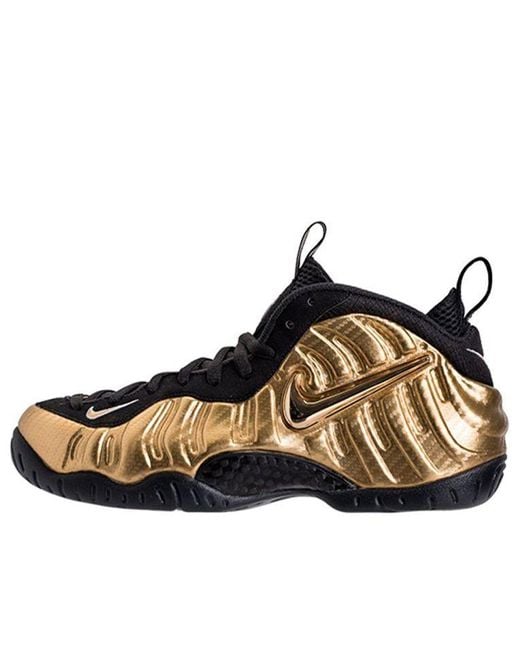 Nike Black Air Foamposite Pro 'Metallic' for men