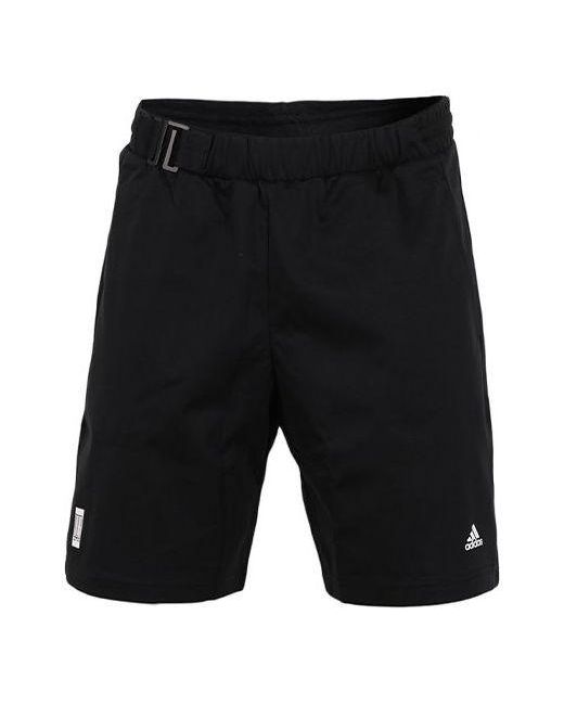 Adidas Black Wj Sh Tap Running Training Knit Shorts for men