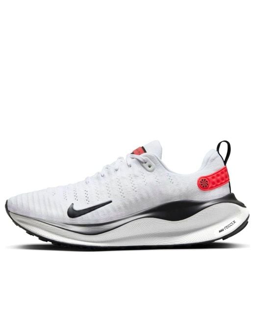 Nike White Reactx Infinity 4 Light Crimson' for men