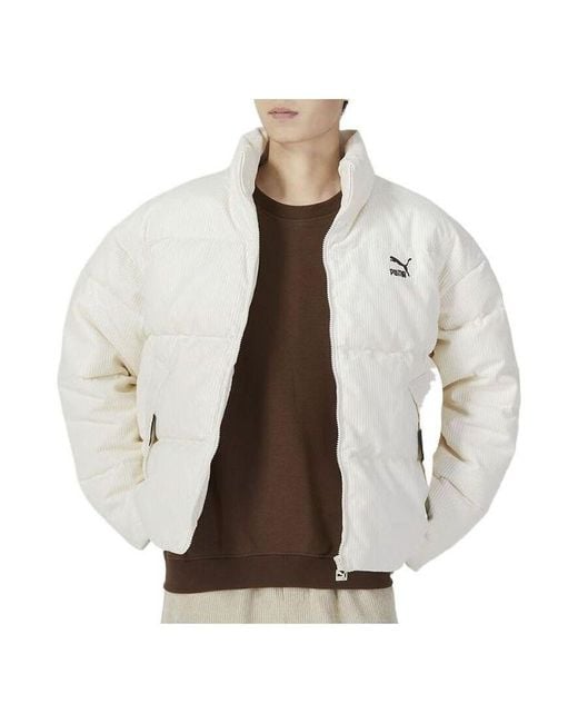 PUMA Brown Logo Athletic Jacket for men
