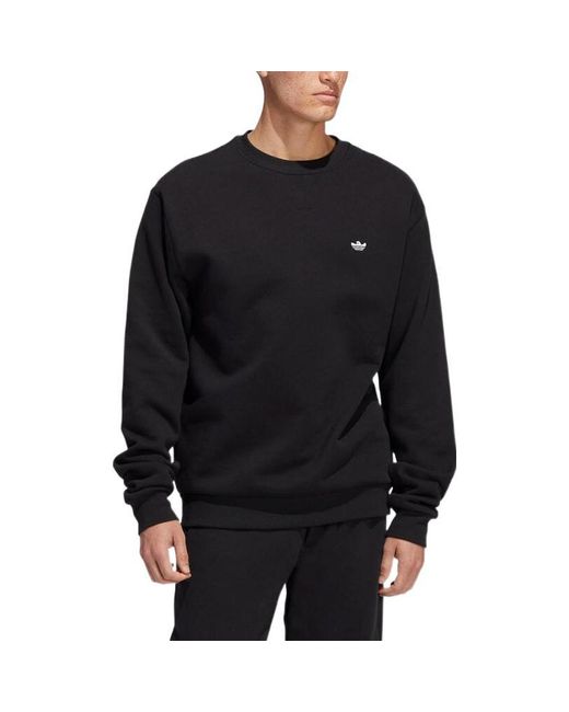 Adidas Black Heavyweight Shmoofoil Crewneck Sweatshirt for men